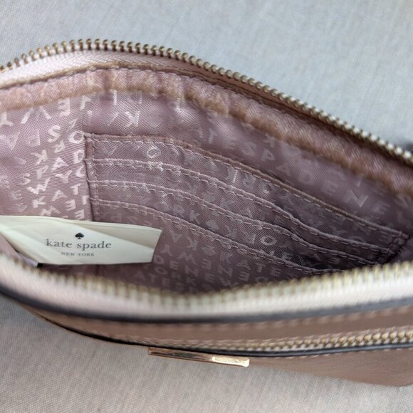 Kate Spade Metallic Rose Gold Wristlet - Picture 6 of 7